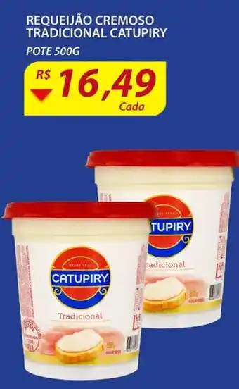 Assaí Atacadista Requeijao Cremoso Tradicional Catupiry 500g oferta