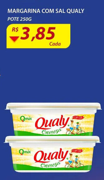 Assaí Atacadista Margarina com Sal Qualy 250g oferta