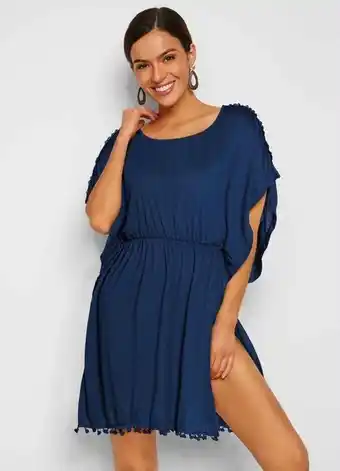 Posthaus Bonprix - saída de praia marinho com detalhe nas mangas oferta