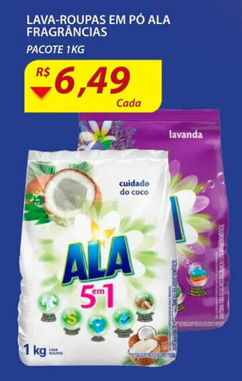 Assaí Atacadista Lava roupas em po Ala Fragrancias 1kg oferta