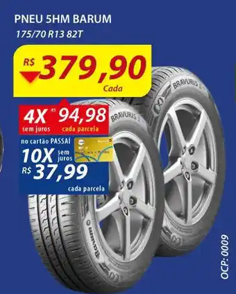 Assaí Atacadista Pneu 5HM Barum 175/70 R13 82T oferta