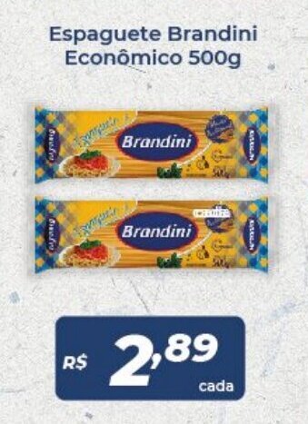 Atakarejo Espaguete Brandini Econimico 500g oferta
