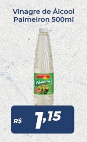 Atakarejo Vinagre de Alcool Palmeiron 500ml oferta