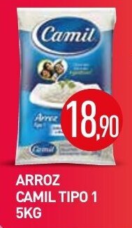 Calvo Atacadista Arroz Camil tipo 1 5kg oferta