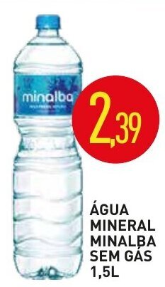 Calvo Atacadista Agua Mineral Minalba sem gas 1.5L oferta