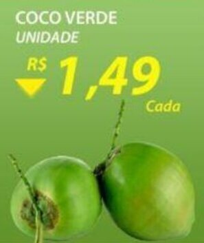 Assaí Atacadista Coco verde unidade oferta