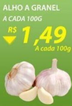 Assaí Atacadista Alho a granel a cada 100g oferta