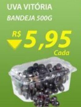 Assaí Atacadista Uva Vitoria bandeja 500g oferta