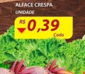 Assaí Atacadista Alface Crespa unidade oferta