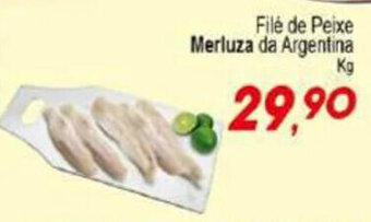 Villefort Atacadista File de Peixe Merluza da Argentina 1kg oferta