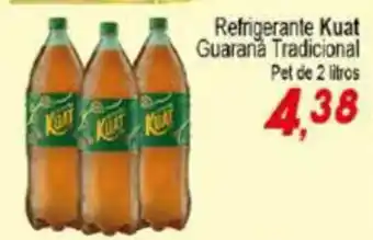 Refrigerante Kuat Guarana Trad. Pet 2L