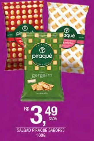 Salgadinhos piraquê 100g