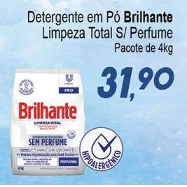 Detergente em pó
