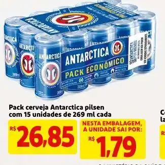 Mercado Extra Cerveja antarctica pilsen oferta
