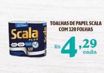 Bahamas Supermercados Toalhas de papel scala com 120 folhas oferta