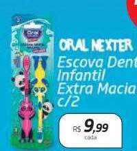 Drogal Oral nexter escova dental infantil extra macia oferta