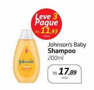 Drogal Johnson's baby shampoo oferta