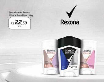 Drogal Desodorante rexona clinical fem masc oferta