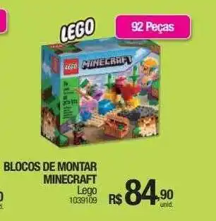 Blocos de montar minecraft lego