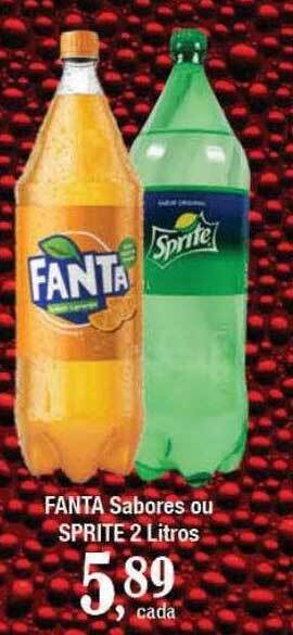 Supermercados Unidos Fanta sabores ou sprite oferta
