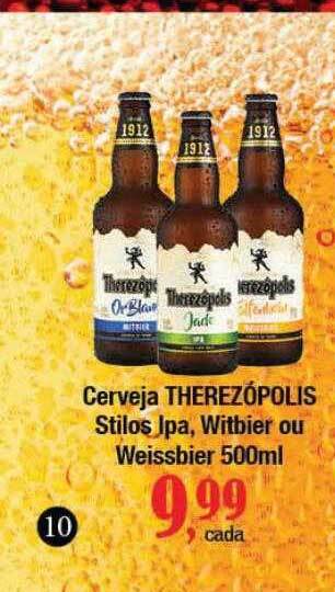 Supermercados Unidos Cerveja therezópolis stilos ipa, witbier ou weissbier oferta