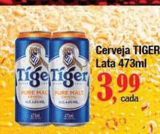 Supermercados Unidos Cerveja tiger oferta