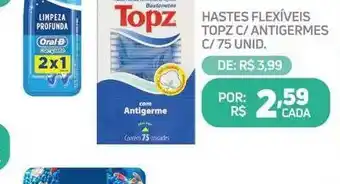 Hastes flexiveis topz c antigermes