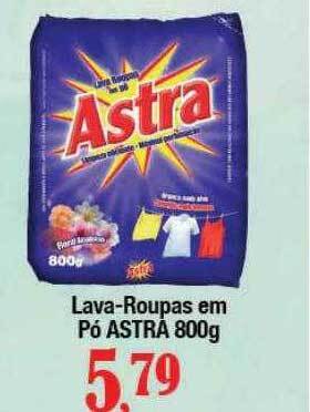 Supermercados Unidos Lava-roupas em pó astra oferta