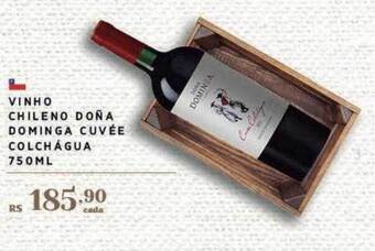 Empório Bahamas Vinho chileno doña dominga cuvée colchágua oferta