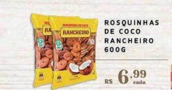 Rosquinhas de coco rancheiro