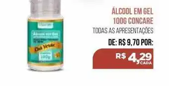 Farma Conde Álcool em gel 100g concare oferta