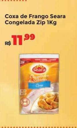 Villarreal Supermercados Coxa de frango seara congelada zip oferta