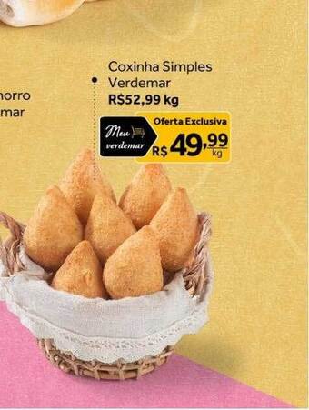 Verdemar Supermercado Coxinha simples verdemar oferta