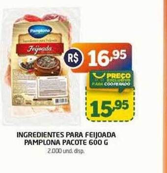 Cooper Ingredientes para feijoada pamplona pacote oferta