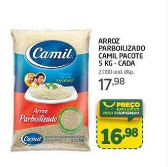 Cooper Arroz parboilizado camil pacote - cada oferta
