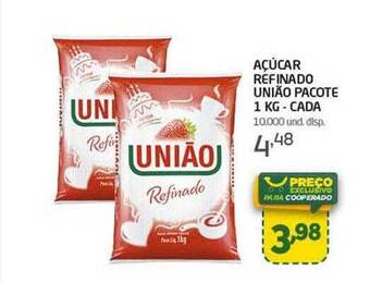 Cooper Açúcar refinado união pacote - cada oferta