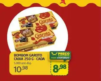 Cooper Bombom garoto caixa - cada oferta