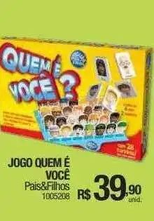 Milium Jogo quem é você pais&filhos oferta
