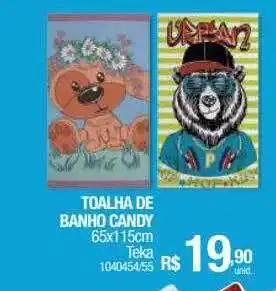 Toalha de banho candy