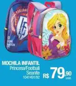 Mochila infantil princesa-football seanite