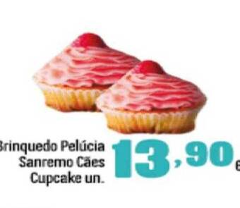 Rede Top Brinquedo pelúcia sanremo cães cupcake oferta