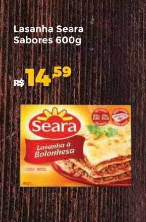 Villarreal Supermercados Lasanha seara sabores oferta