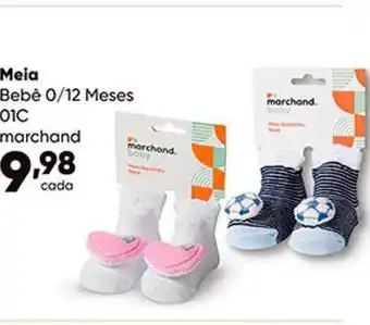 Zaffari Meia bebê 0 12 meses marchand oferta