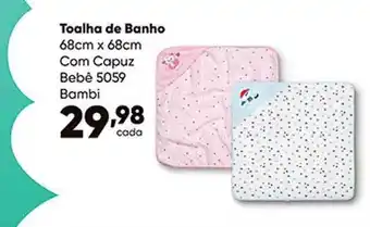 Zaffari Toalha de banho bambi oferta