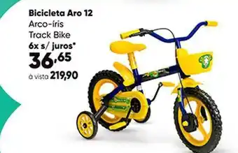 Bicicleta aro 12 arco-iris track bike
