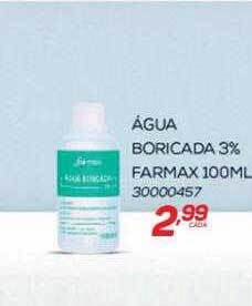 Água boricada 3% farmax