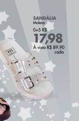 Grupo Formosa Sandália moleca oferta