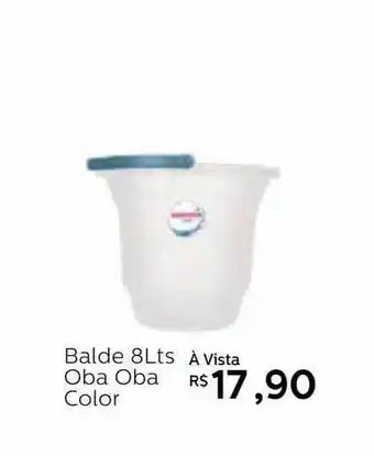 Balde 8lts oba oba color