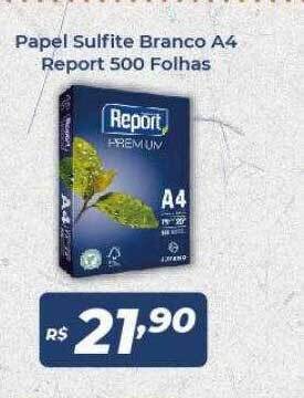 Atakarejo Papel sulfite branco a4 report 500 folhas oferta