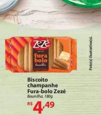 Biscoito champanhe fura-bolo zezé